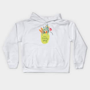 Reusable bag with purchases Kids Hoodie